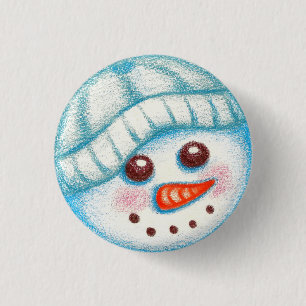 Snowman Button