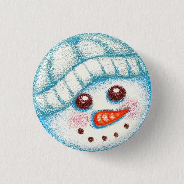 Snowman Button (Vorderseite)
