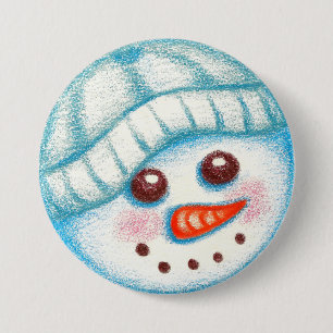 Snowman Button