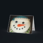 "Snowman Cake" Christmas Card #1 Karte<br><div class="desc">© Art is Life,  Life Is Art [12 // 9 // 2014 — 2020]</div>