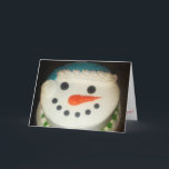 "Snowman Cake" Christmas Card #1 Karte<br><div class="desc">© Art is Life,  Life Is Art [12 // 9 // 2014 — 2020]</div>
