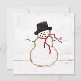 Snowman Card Karte