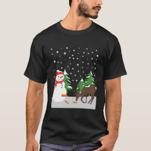 Snowman Carrot Tail laide Noël Sweat Fun Hum