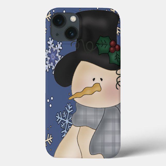 Snowman Case-Mate iPhone Hülle (Rückseite)