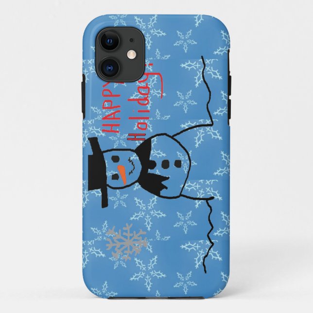 Snowman Case-Mate iPhone Hülle (Rückseite)