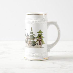 Snowman-Chat Bierglas