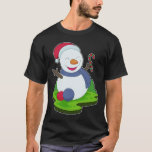 Snowman Christmas Candy Canon T-Shirt<br><div class="desc">Dieses Design ist das perfekte Geschenk für einen Geburtstag, Weihnachten und andere Feiern. Es ist für Frauen, Männer und Kinder geeignet.</div>