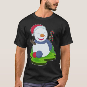 Snowman Christmas Candy Canon T-Shirt