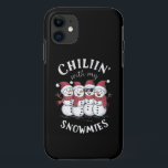 Snowman Christmas Chillin mit meinen Snowmies-Gesc Case-Mate iPhone Hülle<br><div class="desc">Snowman Christmas Chillin mit meinen Snowmies-Geschenken</div>