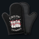 Snowman Christmas Chillin mit meinen Snowmies-Gesc Ofenhandschuh<br><div class="desc">Snowman Christmas Chillin mit meinen Snowmies-Geschenken</div>