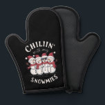 Snowman Christmas Chillin mit meinen Snowmies-Gesc Ofenhandschuh<br><div class="desc">Snowman Christmas Chillin mit meinen Snowmies-Geschenken</div>