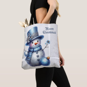 Snowman Christmas Elegante Winterferien Tasche
