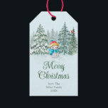 Snowman Christmas Geschenkanhänger<br><div class="desc">Fügen Sie diese schönen Snowman Weihnachtsmarken zu Ihrer Weihnachtsliste hinzu! Alles bereit für Sie,  um sich zu personalisieren! Mix und passen Sie Ihren Lieblings-Designs Exclusive von Up On the Mountain</div>