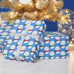 Snowman Christmas Geschenkpapier<br><div class="desc">Wie kann man dieses besondere Geschenk zu Weihnachten besser präsentieren, als es in hochwertiges Verpackungspapier zu verpacken? Dieses Design hat eine Schneemann-Grafik auf einem roten Hintergrund durchweg. Mit Sicherheit lohnt es sich, ein wenig mehr für ein Muster zu bezahlen, das in den Geschäften der Stadt nicht erhältlich ist und sich...</div>
