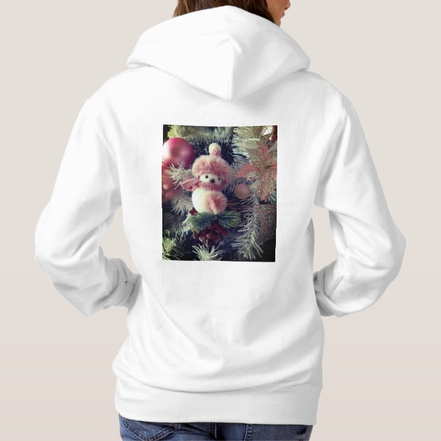 Snowman Christmas Hoodie (Rückseite)