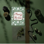 Snowman Christmas Karte<br><div class="desc">Dieses festliche Design ist perfekt,  um Wärme zu verbreiten und Liebenden zu fröhlichen,  sodass es eine wunderbare Ergänzung zu Ihren Feiertagsgruß.</div>