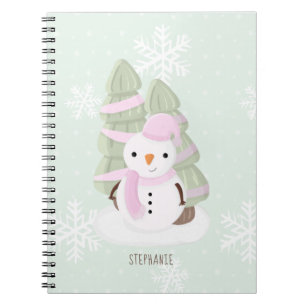 Snowman Christmas Notizblock