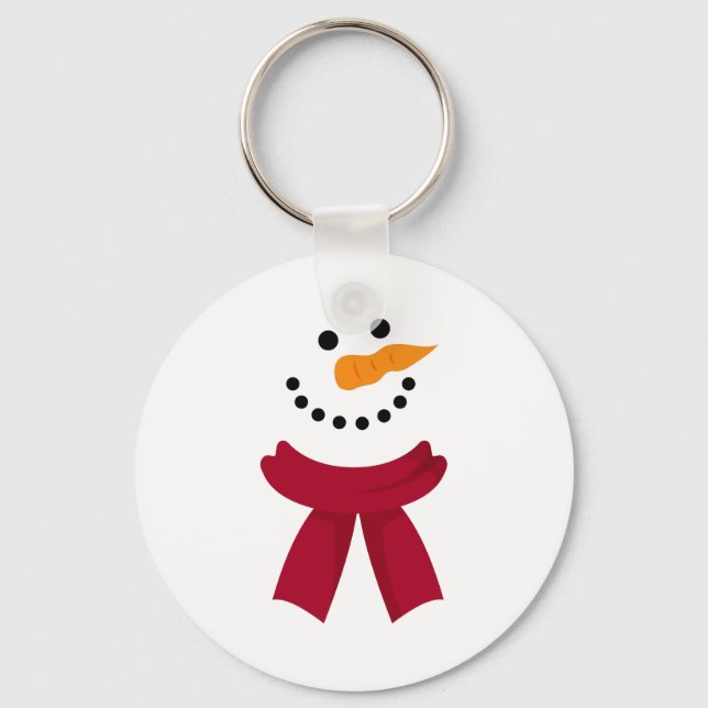 Snowman Christmas Schlüsselanhänger (Vorderseite)