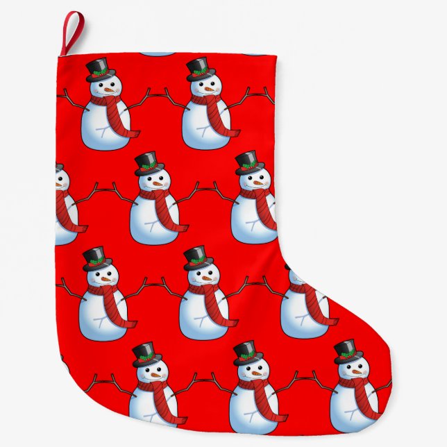 Snowman Christmas Socken (Vorderseite)