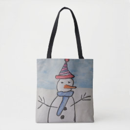Snowman & Christmas Tree Tasche