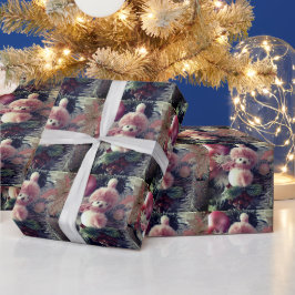 Snowman Christmas Wrapping Paper Geschenkpapier