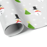 Snowman Christmas Wrapping Paper Geschenkwrap Geschenkpapier<br><div class="desc">Dieses niedliche Weihnachtsgeschenkpapier für Schneemann ist ideal,  um all Ihre Urlaubsgeschenke zu verpacken! Es machte mir Spaß,  dieses kleine Schneemanndesign zu machen.</div>