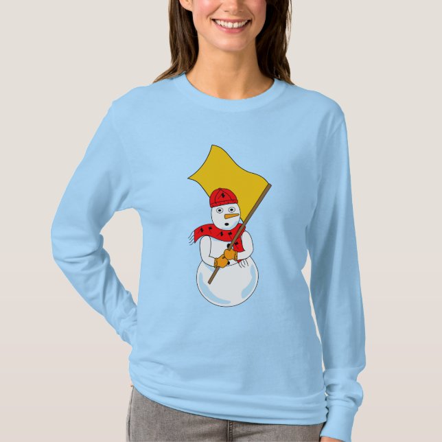 Snowman Colorguard T-Shirt (Vorderseite)