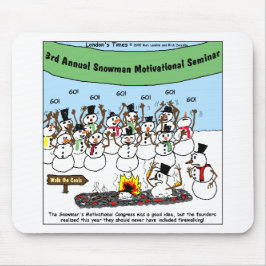Snowman Convention Funny Christmas Geschenke & T-S Mousepad