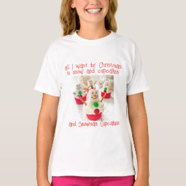 Snowman Cupcakes T-Shirt