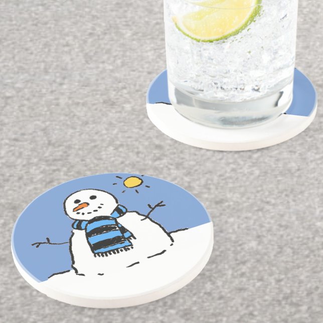 Snowman dans le dessous de verre de Noël Sunshine (Créateur téléchargé)