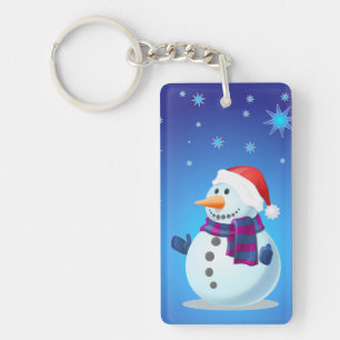 SNOWMAN EN Porte - clé ACrylique NEIGE