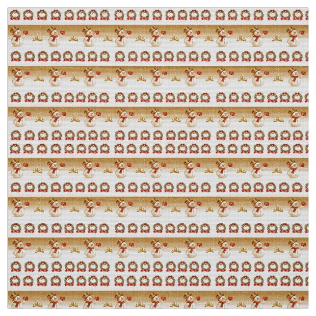 Snowman Fabric Stoff (Muster)