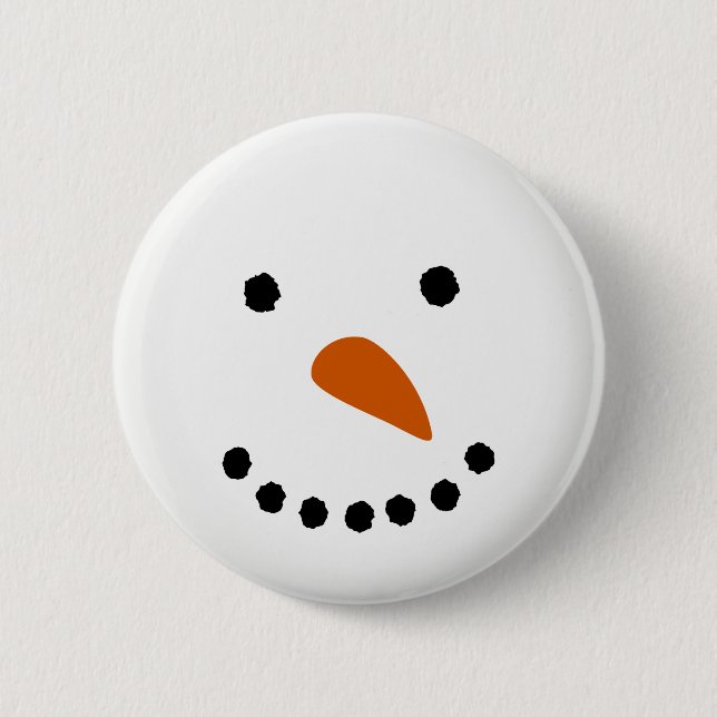 Snowman Face Button (Vorderseite)