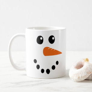 Snowman Face Kaffeetasse