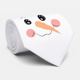 Snowman Face Krawatte