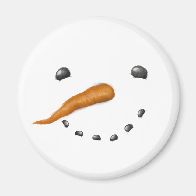 SNOWMAN FACE MAGNET (Vorne)