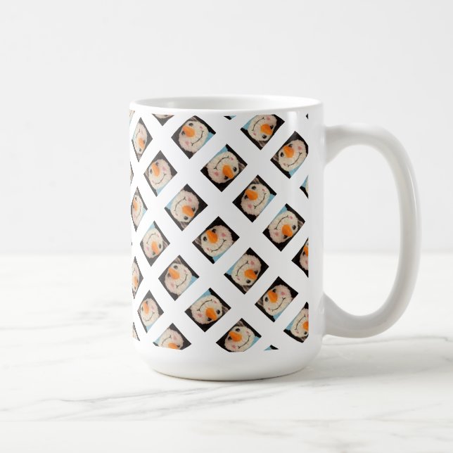 Snowman Face Mug (Droite)