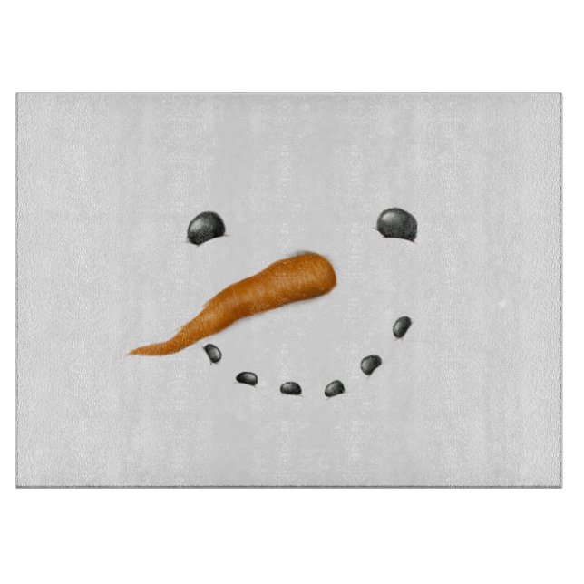 SNOWMAN FACE SCHNEIDEBRETT (Vorderseite)