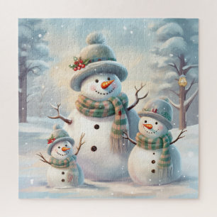 Snowman Family Puzzle