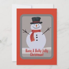 Snowman Feiertagskarte