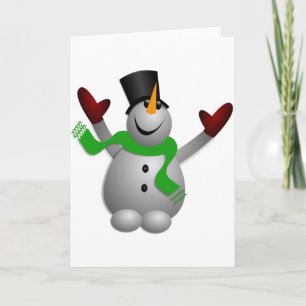 Snowman Feiertagskarte