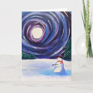 Snowman Feiertagskarte