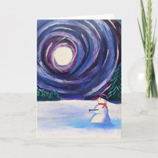 Snowman Feiertagskarte