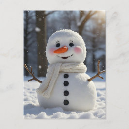 Snowman Feiertagspostkarte