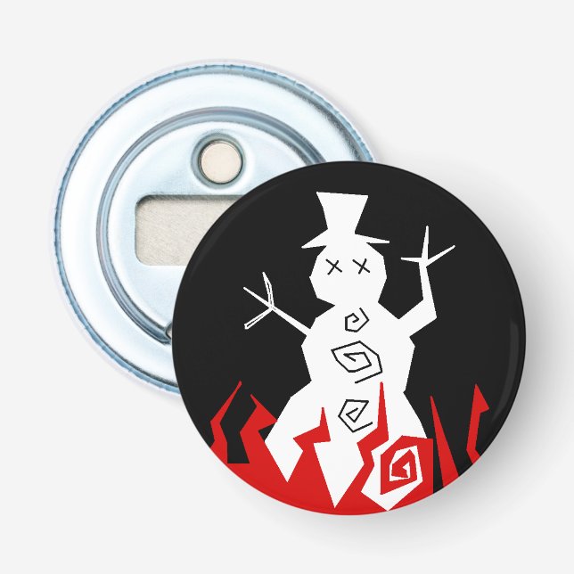 Snowman Flaschenöffner (Vorderseite)