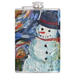 Snowman Flask Flachmann