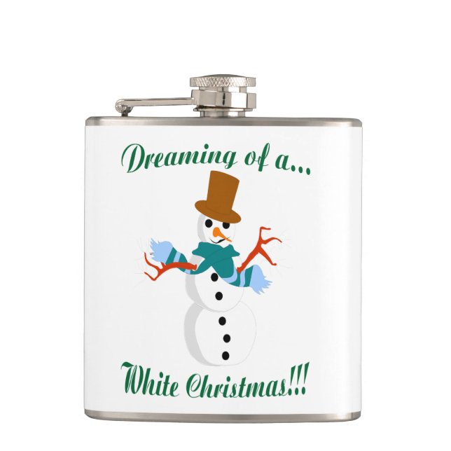 Snowman Flask Flachmann (Vorderseite)