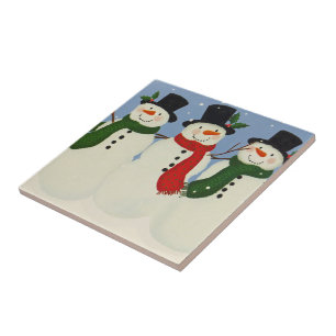 Snowman Fliese