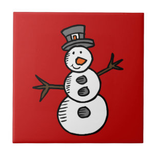 Snowman Fliese