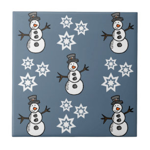 Snowman Fliese